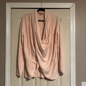 Calia Pale Pink Wrap Drape Top